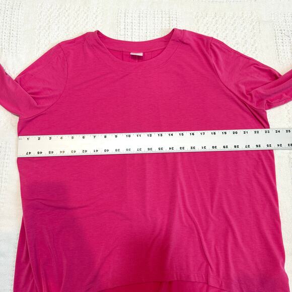 Athleta medium threadlight modal relaxed pleat back top TLS1 2585 - Picture 3 of 10